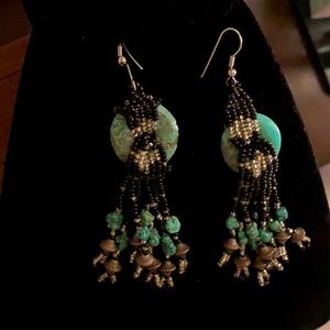 Unique hand made earrings from art show in SF